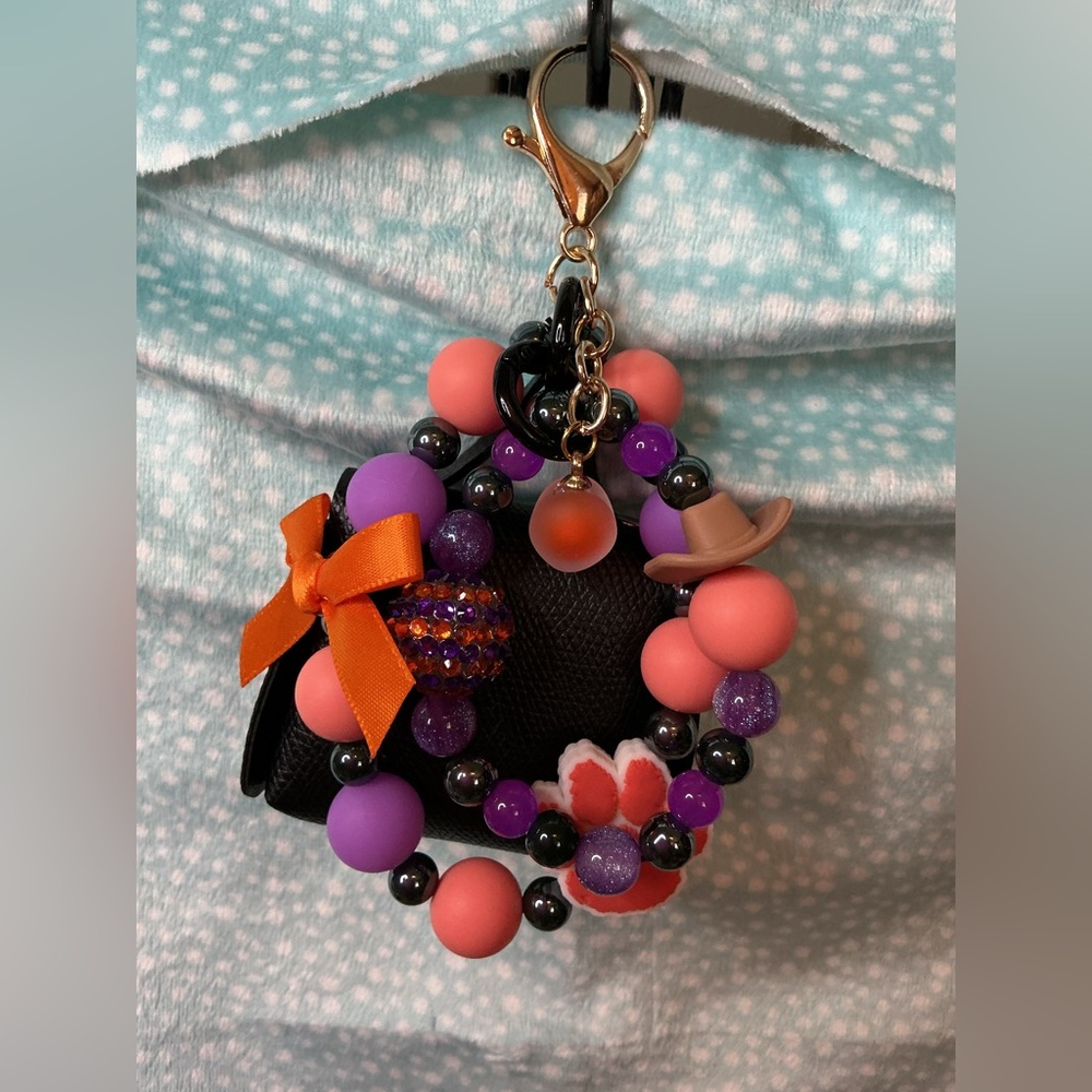 Clemson Tigers Bag Charm
